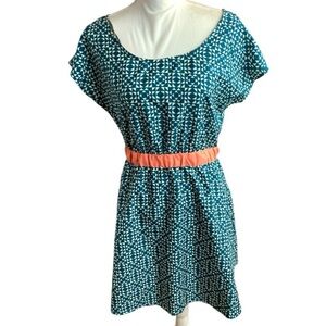 ROXY Geometric Open Back Dress